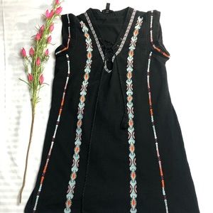 Jessica Simpson Brinley Embroidered Tunic Dress S